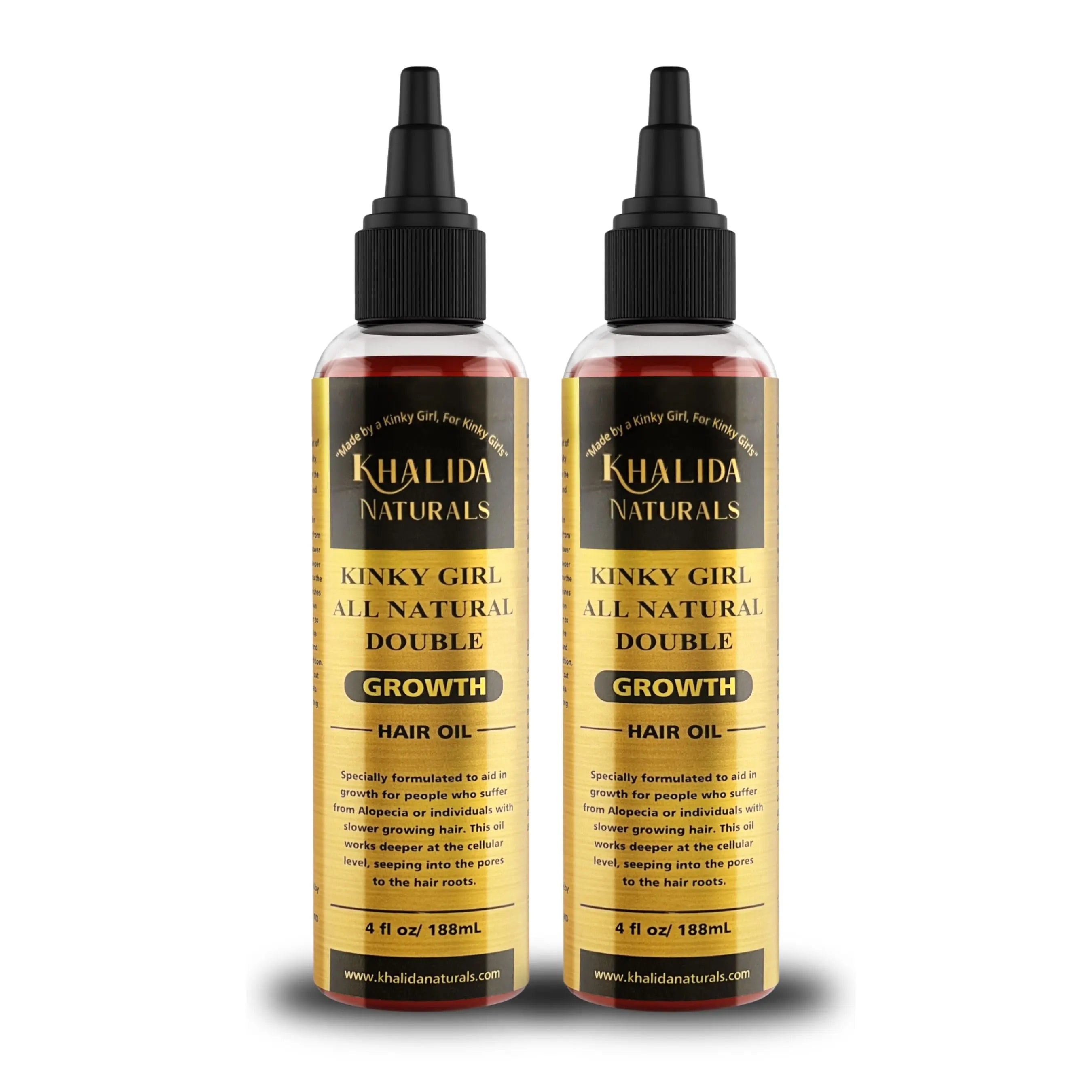 Rosemary + Cayenne Pepper Hair & Beard Growth Oil KhalidaNaturals
