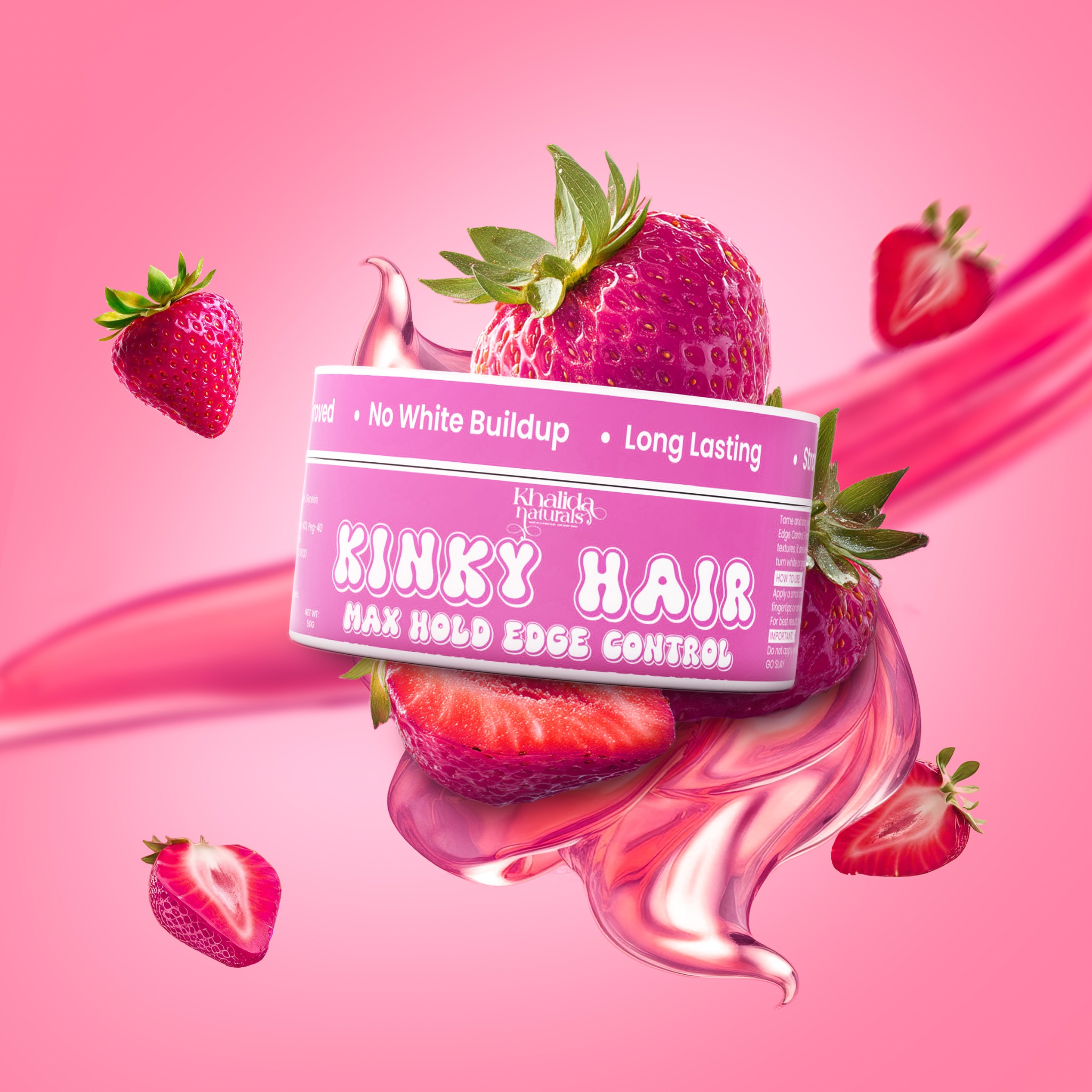 KINKY HAIR- Max Hold Edge Control KhalidaNaturals