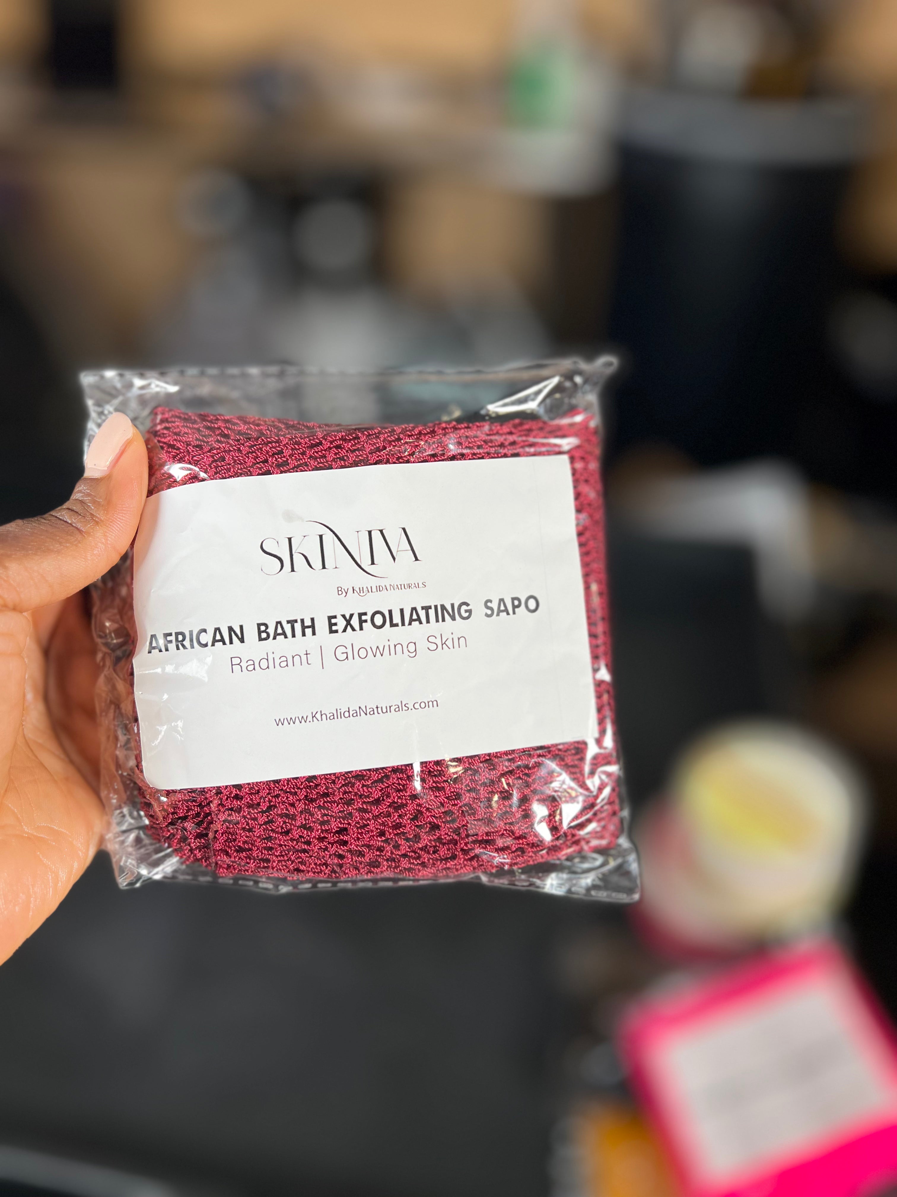 African Bath Exfoliating sponge-Sapo