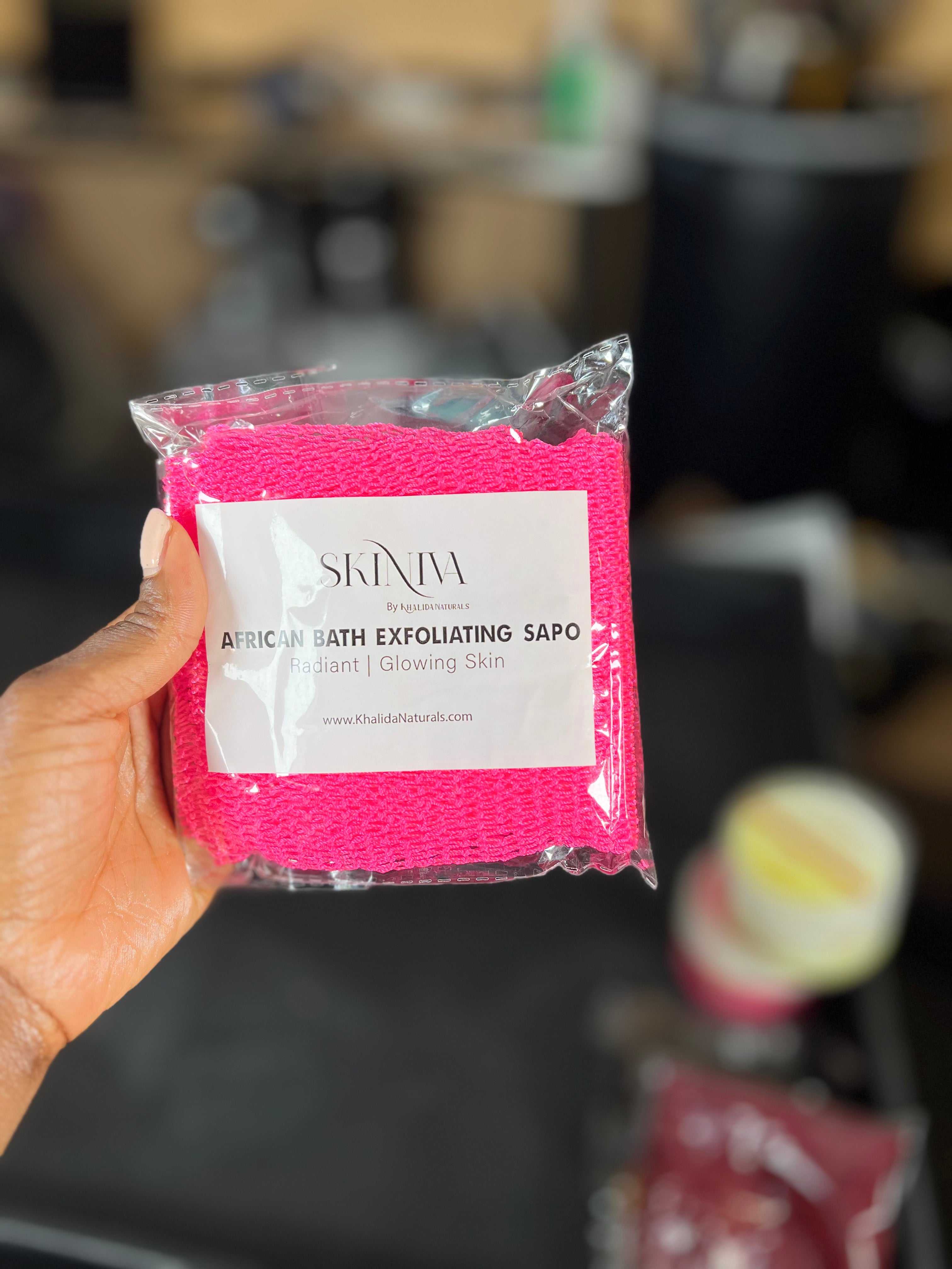 African Bath Exfoliating sponge-Sapo