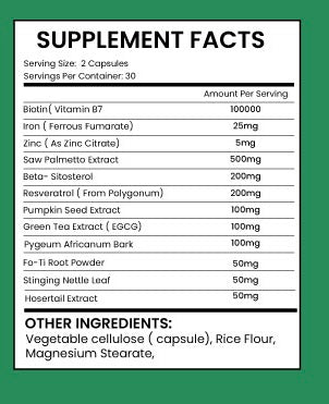 LET IT GROW- Healthy Hair Growth Supplements