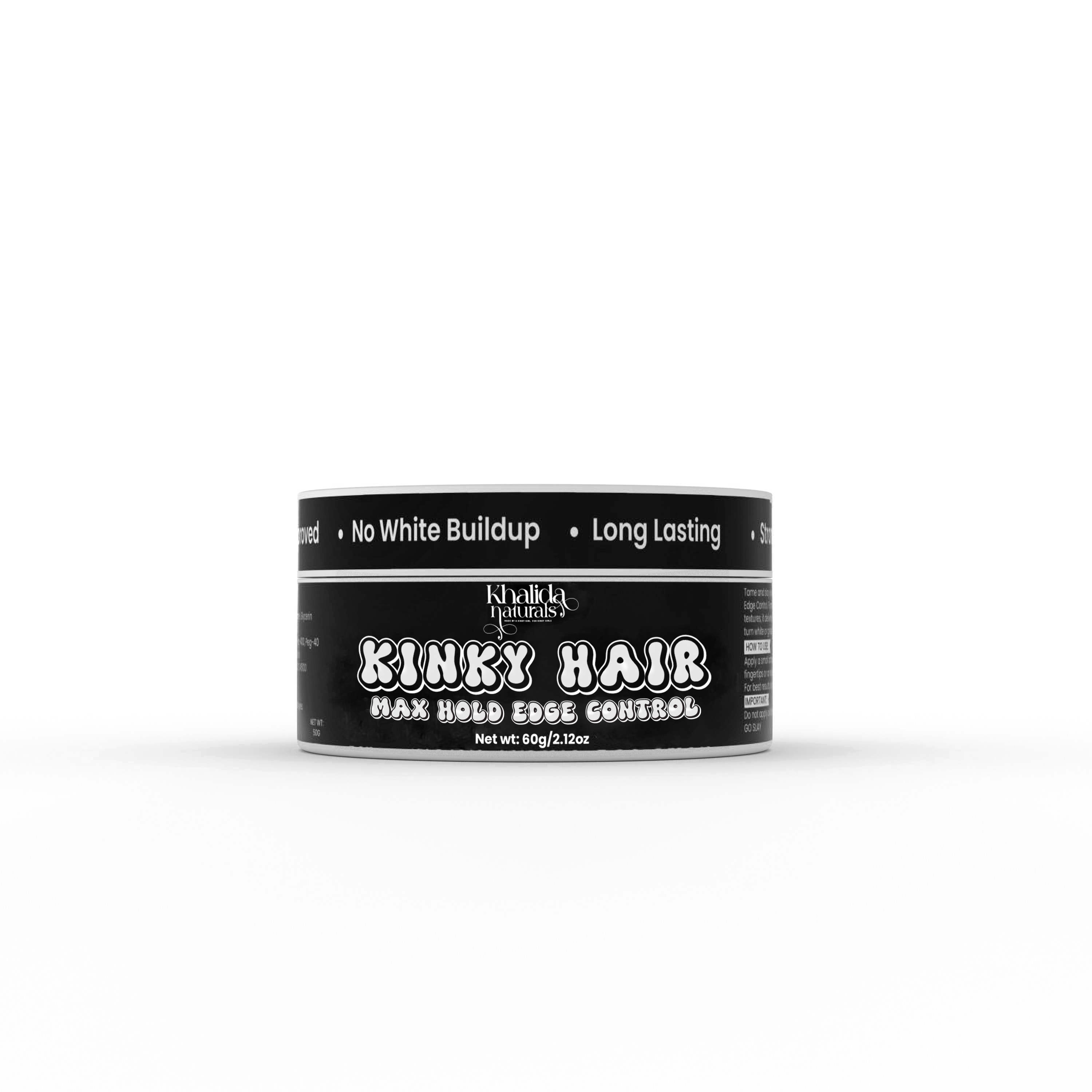 Kinky Hair Edge Control- Fill It In KhalidaNaturals