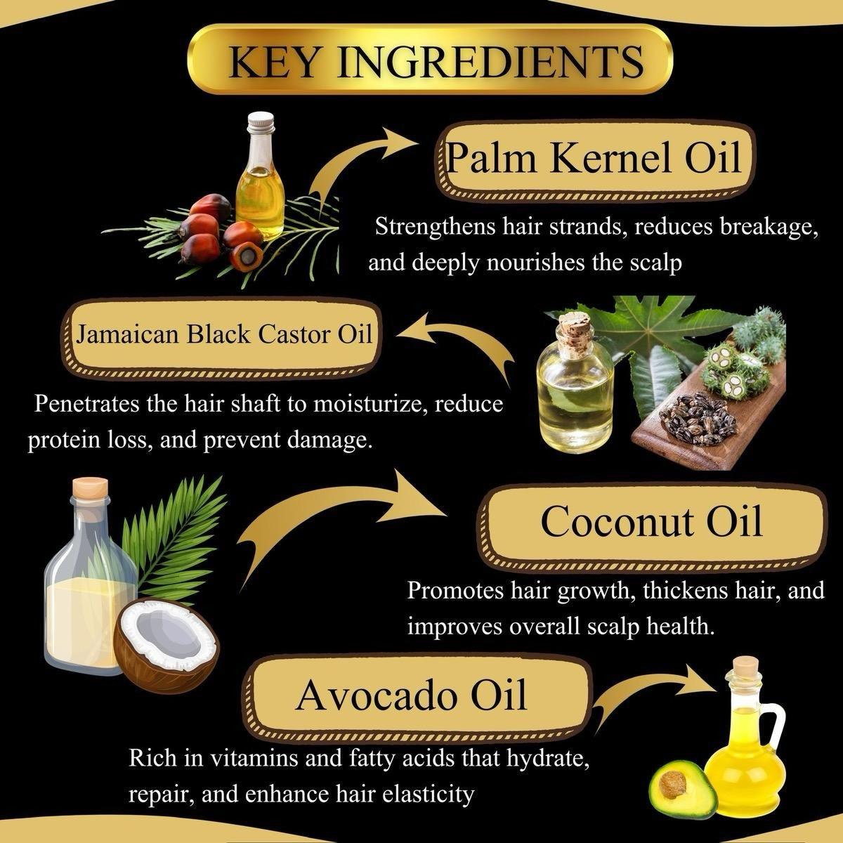 Kinky Hair Growth Oil(West African Batana Oil) KhalidaNaturals
