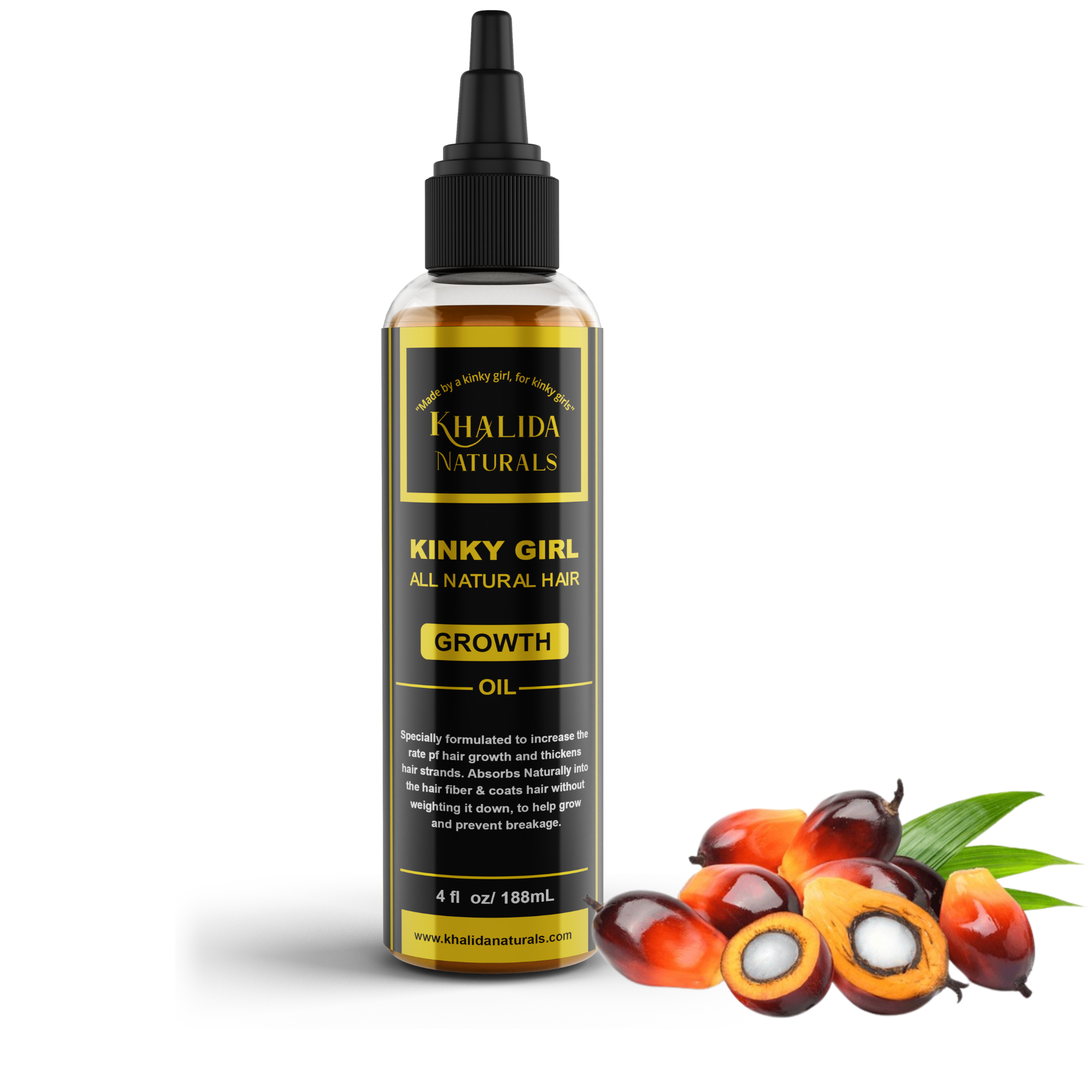 Kinky Hair Growth Oil(West African Batana Oil) KhalidaNaturals