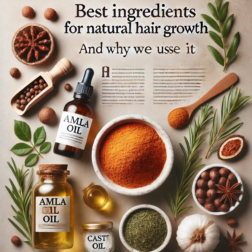 Best Ingredients for Natural Hair Growth (And Why We Use Them)