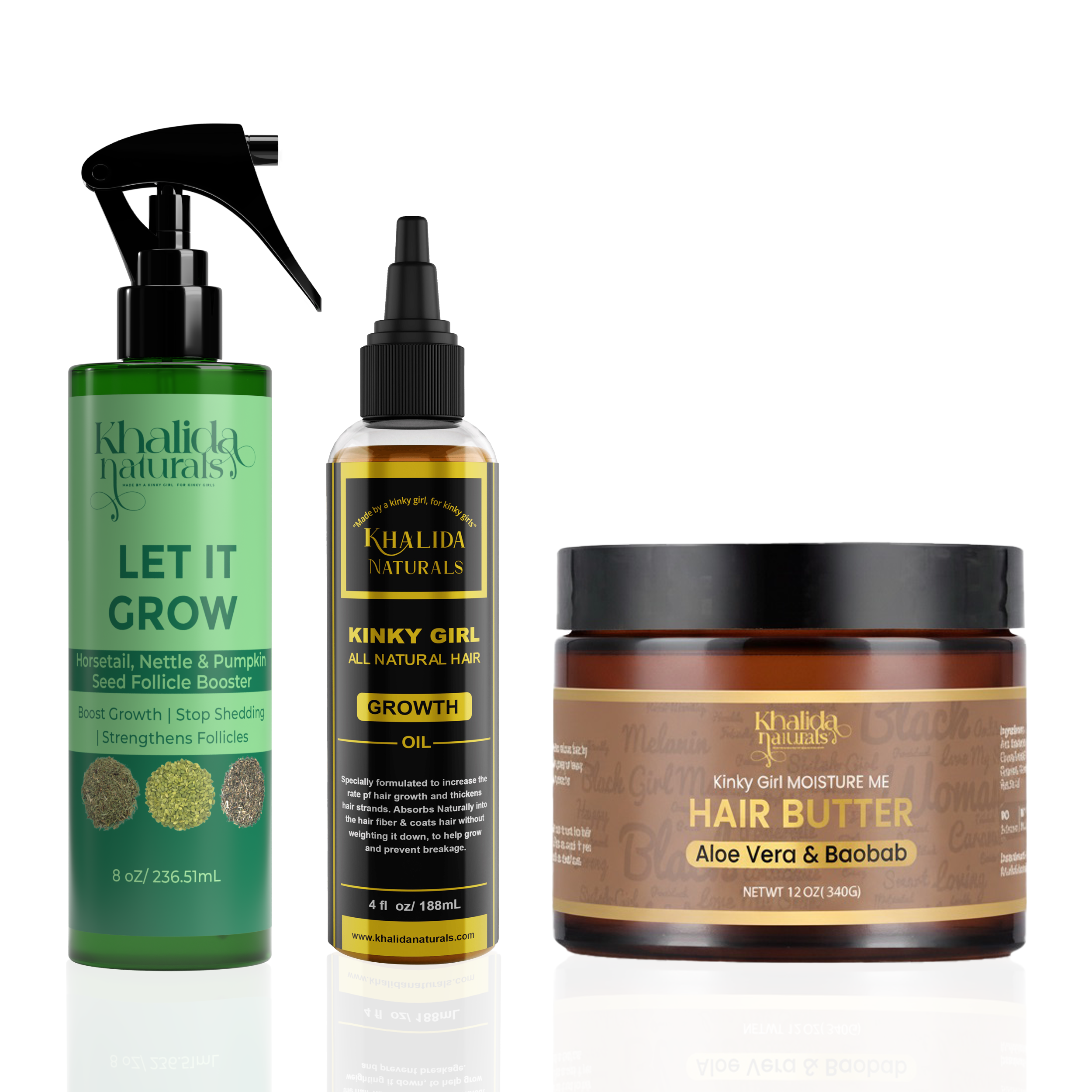 Moisture Me Bundle KhalidaNaturals
