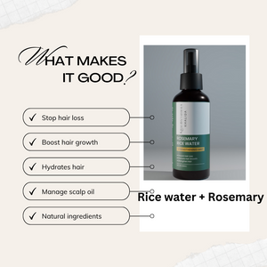 Rosemary + Rice Water Mist