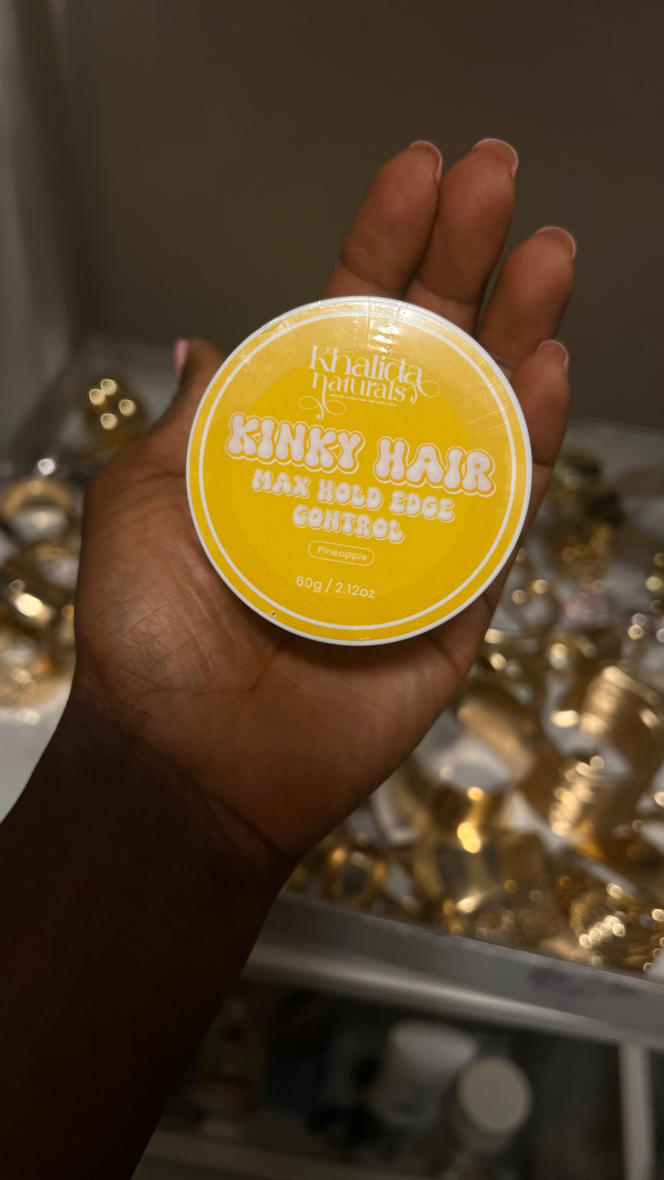 KINKY HAIR- Edge Control- Travel Size KhalidaNaturals