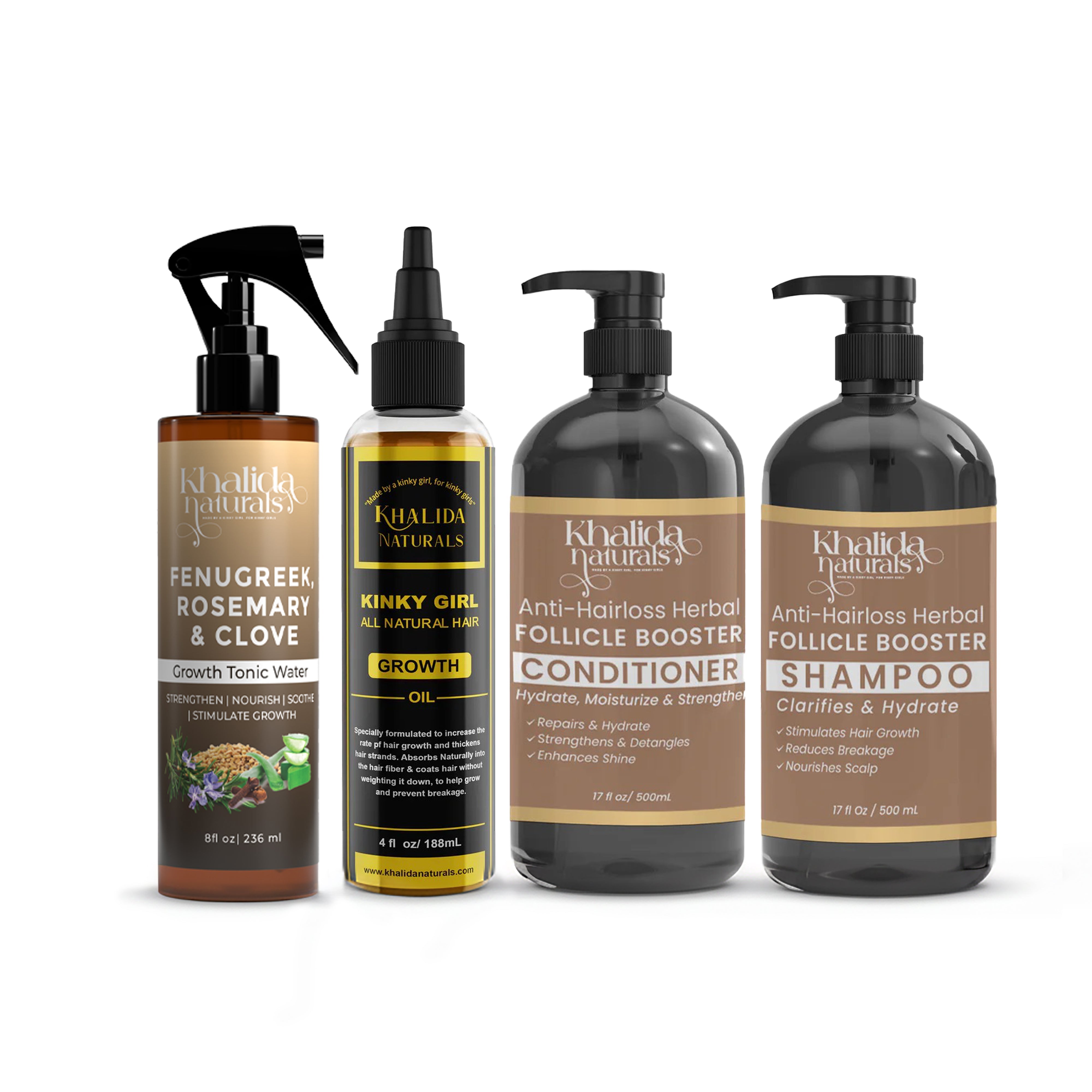 Wash Day Essentials KhalidaNaturals