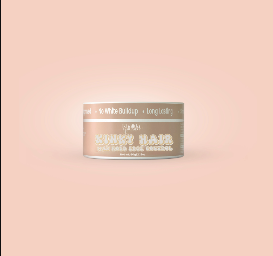 KINKY HAIR- Max Hold Edge Control KhalidaNaturals