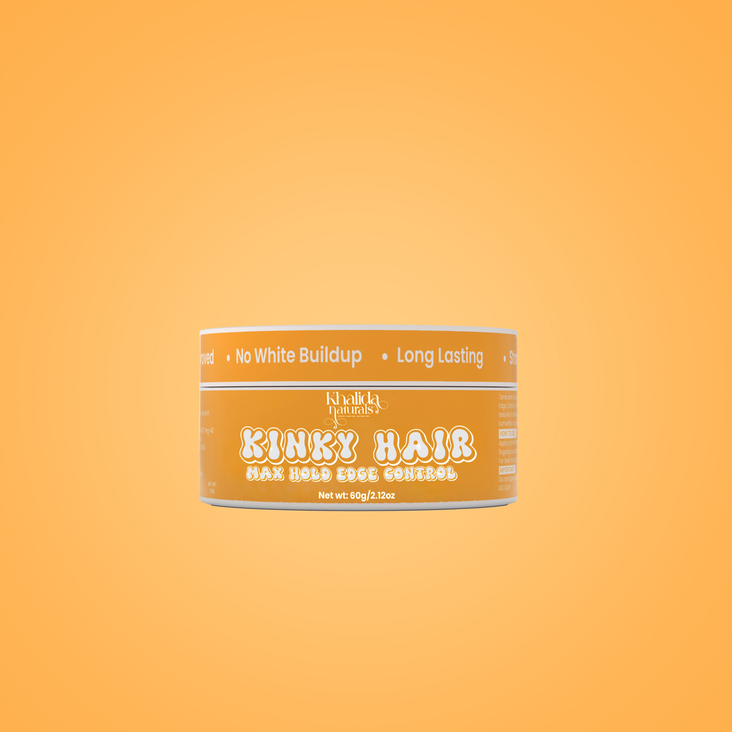 KINKY HAIR- Max Hold Edge Control KhalidaNaturals