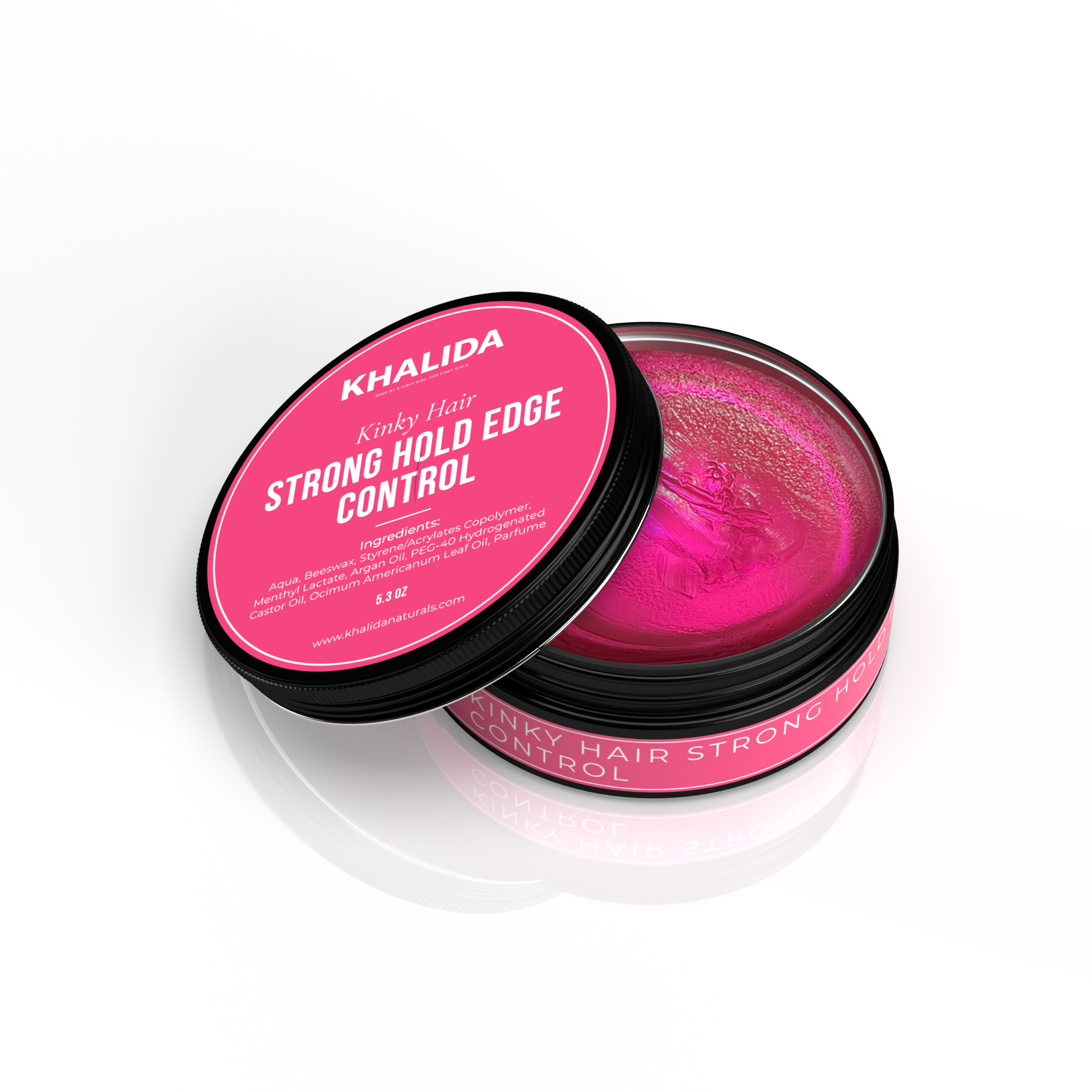 (PRE-ORDER) Kinky Hair- Strong Hold Edge Control( Original Formula) KhalidaNaturals