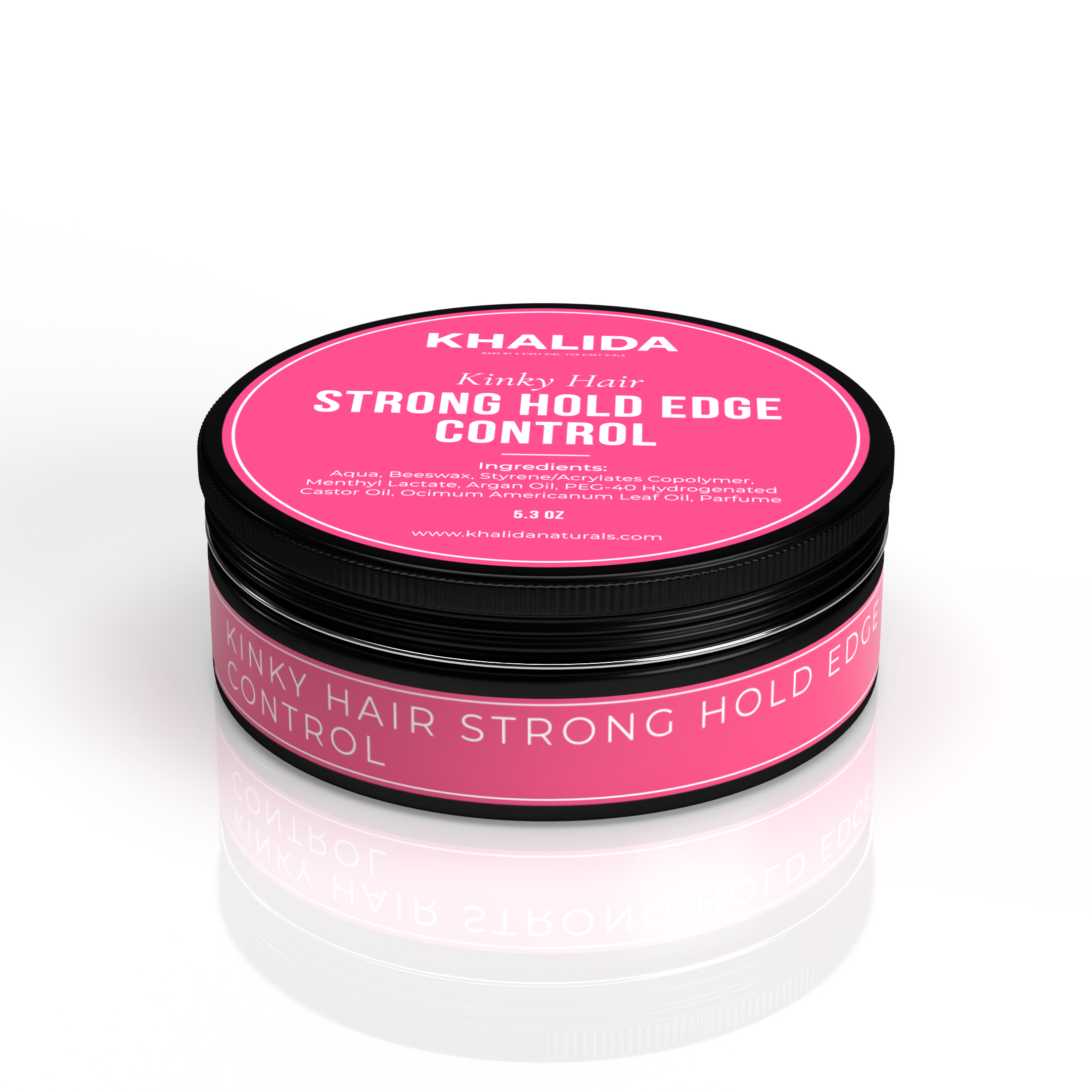 (PRE-ORDER) Kinky Hair- Strong Hold Edge Control( Original Formula) KhalidaNaturals