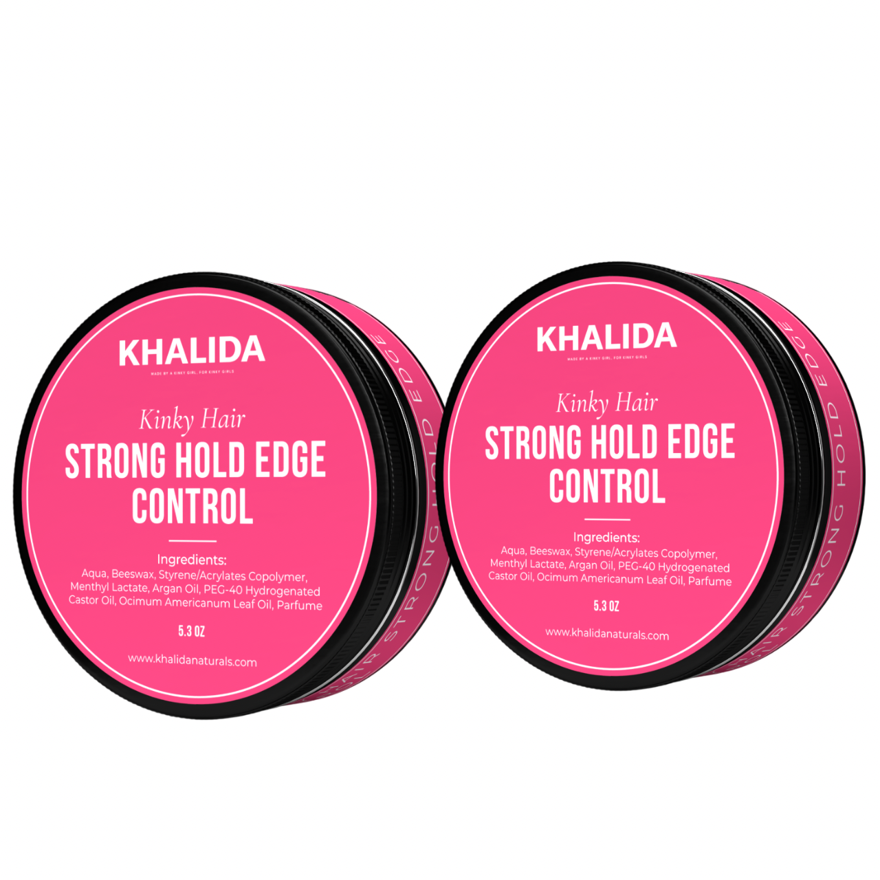 (PRE-ORDER) Kinky Hair- Strong Hold Edge Control( Original Formula) KhalidaNaturals
